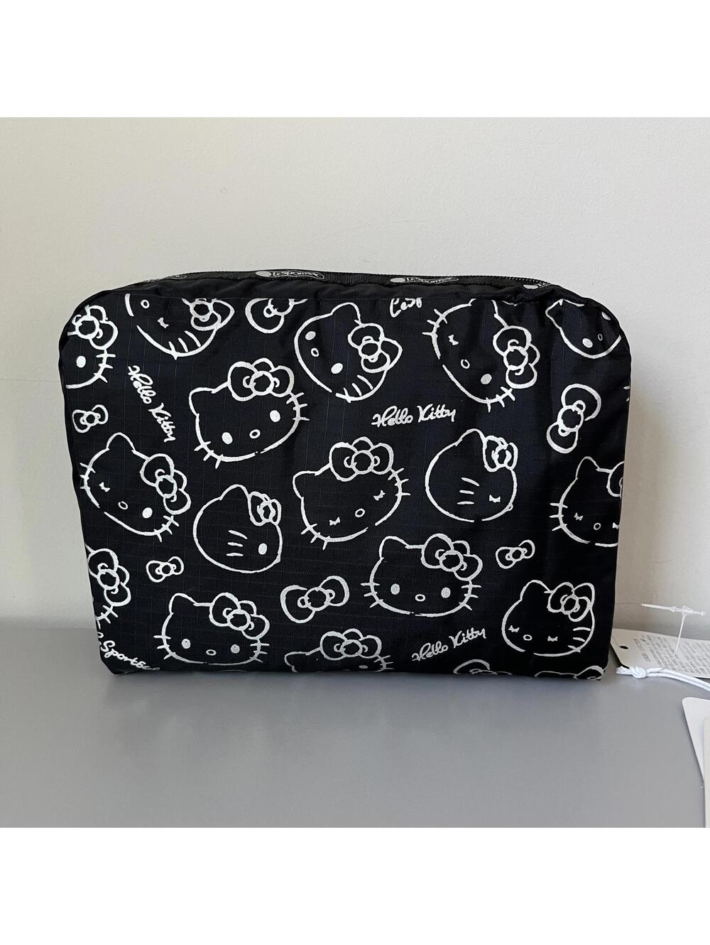 Lesportsac Hello Kitty Extra Large Rectangular Cosmetic Bag NWT